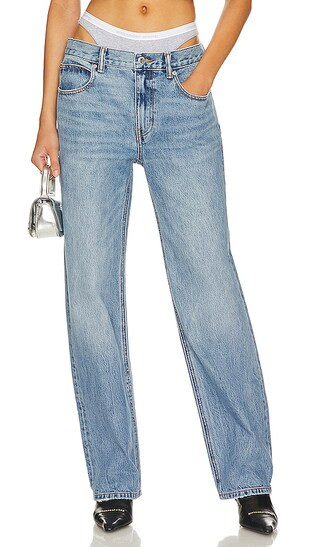 Loose Jean Skinny Grey Undie in Vintage Light Indigo | Revolve Clothing (Global)