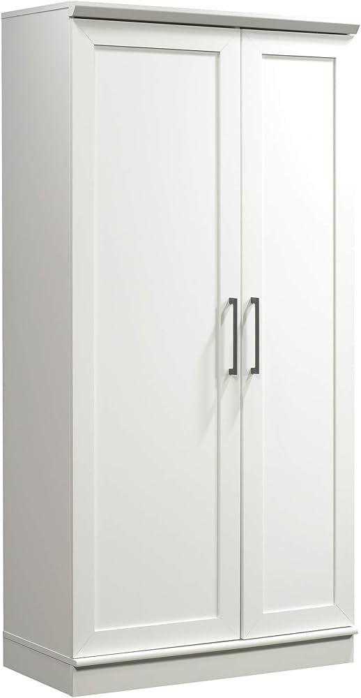 Sauder HomePlus Storage Pantry cabinets, L: 35.35" x W: 17.09" x H: 71.22", Soft White finish | Amazon (US)