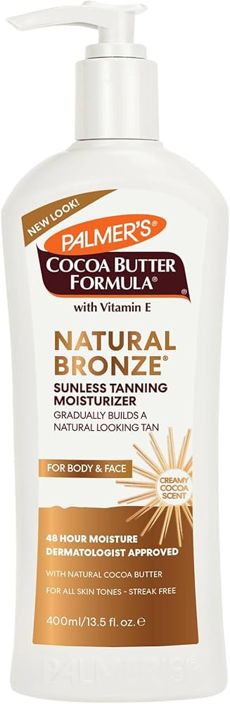 Palmers Cocoa Butter Formula Natural Bronze Body Lotion, Gradual Tanning Moisturizer, 13.5 Oz. | Amazon (US)