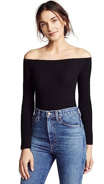 Long Sleeve Off The Shoulder Tee | Shopbop