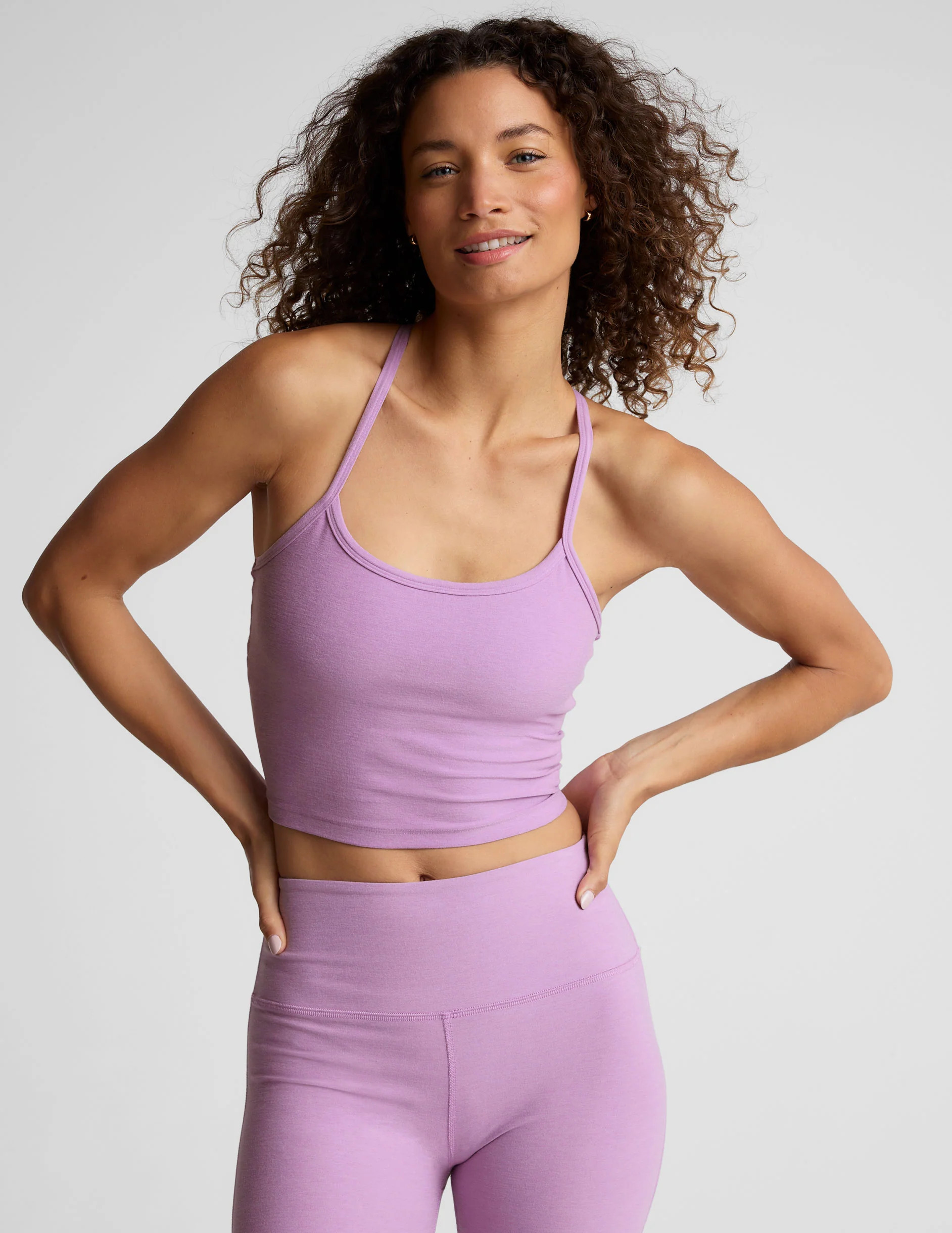 Spacedye Slim Racerback Cropped Tank | Beyond Yoga | Beyond Yoga
