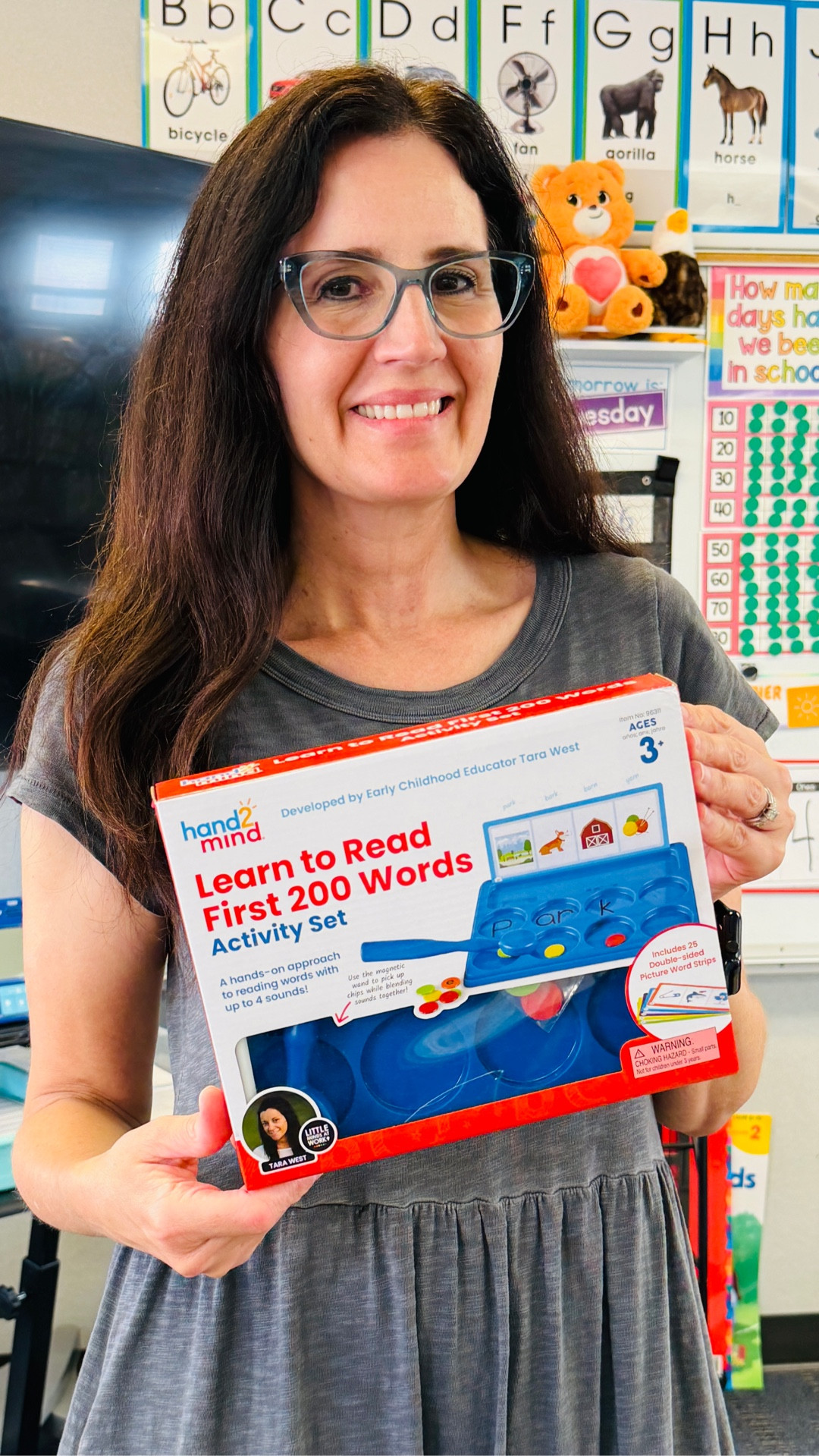 Practice sight words with this set! It comes with a magnetic wand and all the pieces to make word work a success! 

#LTKKids