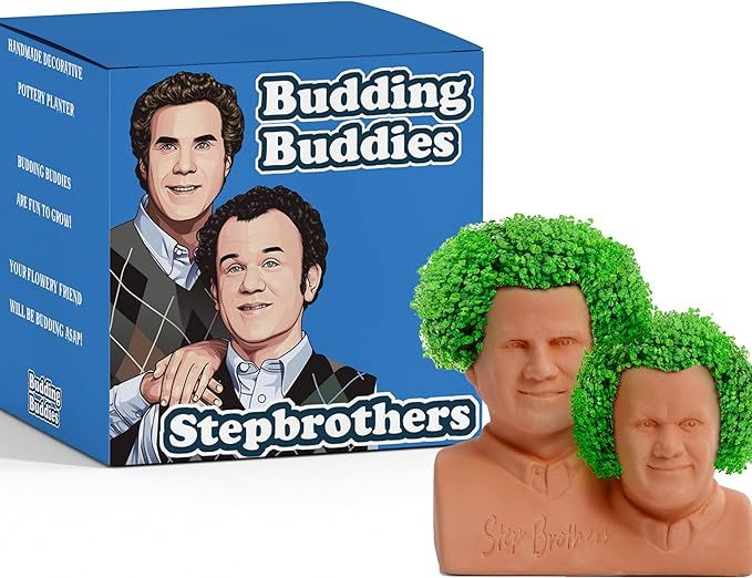 Stepbrothers Funny Pet Planter - Decorative Pottery Planter Novelty Terra Cotta Easy and Fun Grow... | Amazon (US)