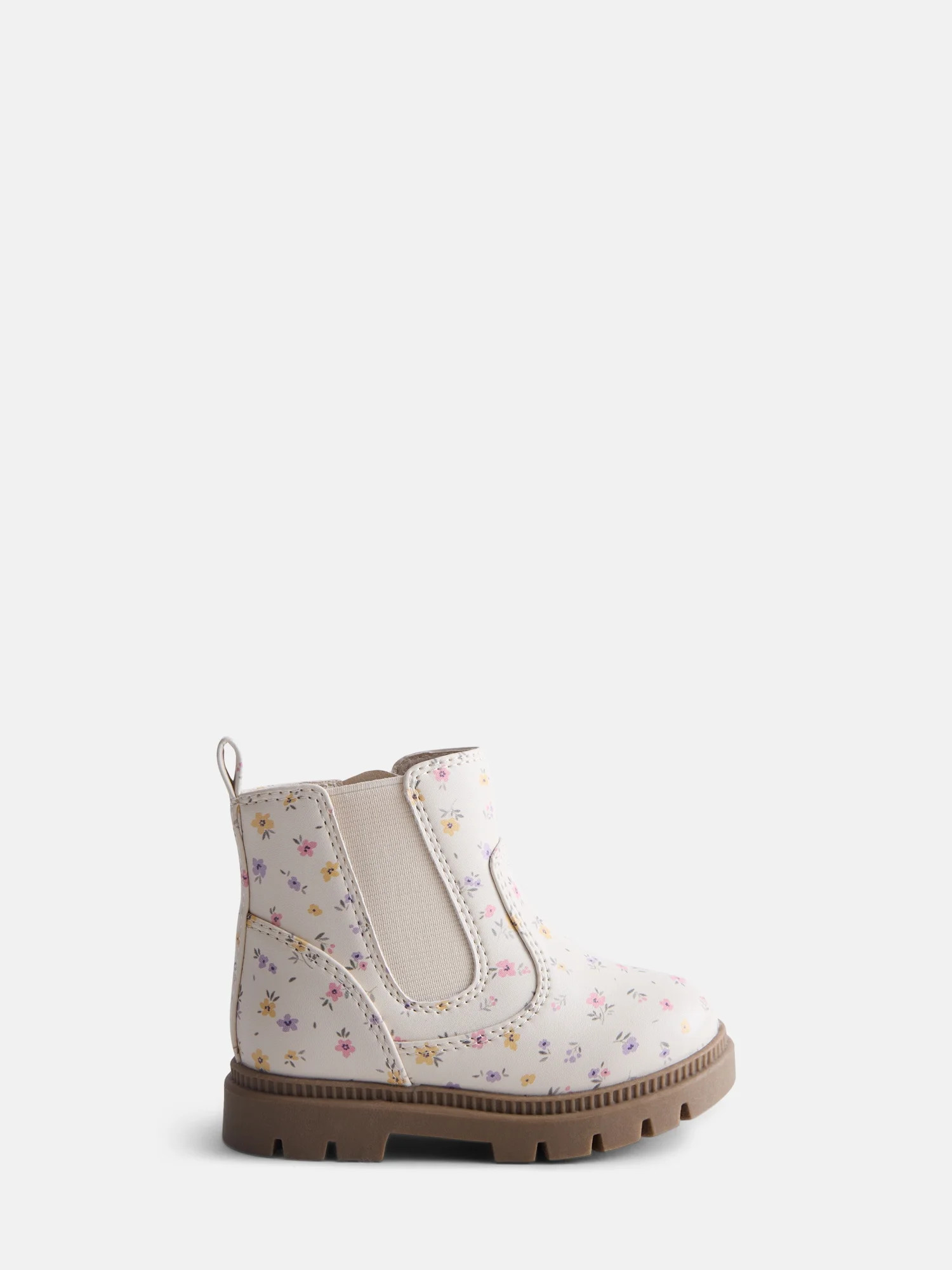 Wonder Nation Toddler Girl Ditsy Floral Chelsea Boot | Walmart (US)