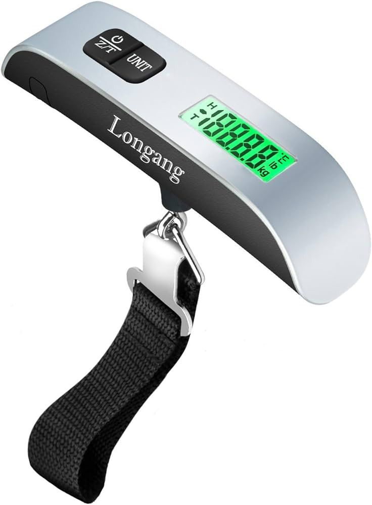 Digital Hanging Luggage Scale with Backlit for Travel, Portable Handheld Suitcase Weight Scale wi... | Amazon (US)