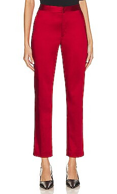 L'AGENCE Rebel Trouse in Dark Tango Red from Revolve.com | Revolve Clothing (Global)