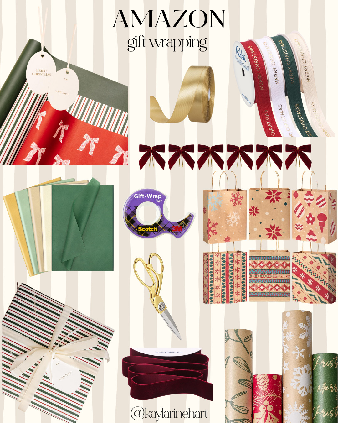 The finishing touches 🎁 Amazon gift wrap finds that elevate any present.

#amazon #giftwrapping #giftwrappingideas 

 #LTKGiftGuide #LTKHoliday #LTKFindsUnder50