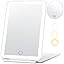 Travel Makeup Mirror with 10X Magnifying Mirror, Vanity Mirror with 80LEDs, 3 Color Lighting, Rec... | Amazon (US)