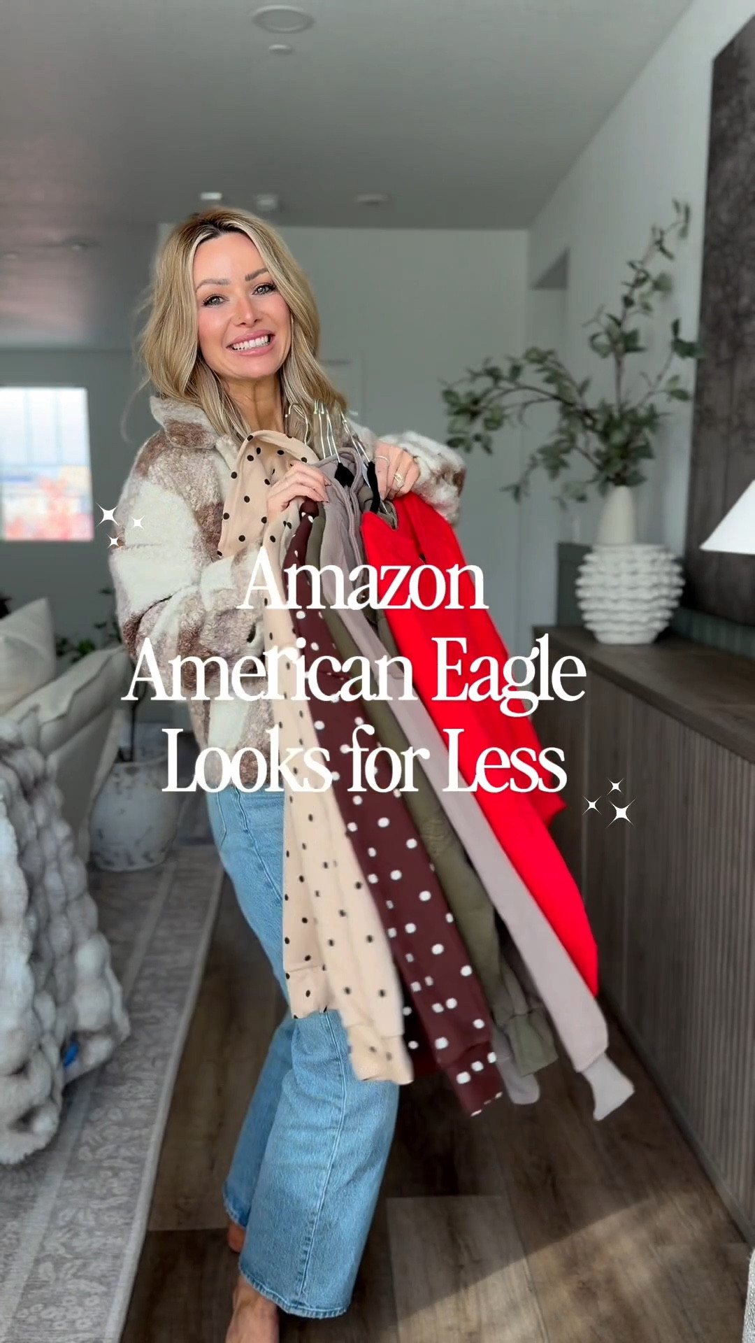 Amazon MUST HAVES 💗🙌  comment AMAZON below and I will message you all the details!
 These American eagle look for less sweaters are insanely good! Such good detail with soft fuzzy insides!

#falloutfitinspo #falloutfitideas #winteroutfitideas #momoutfit