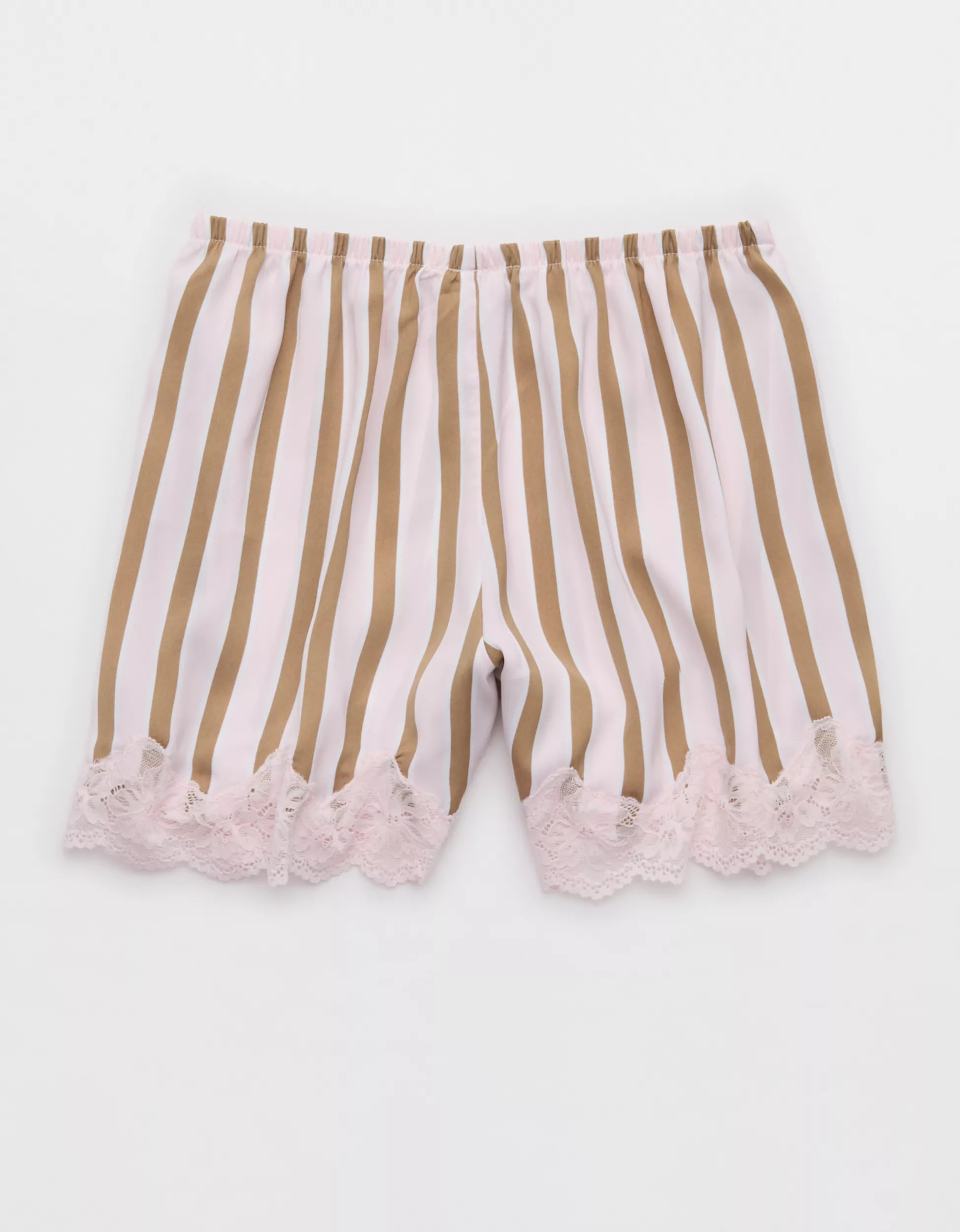 Aerie Night Out Satin Lace Boxer | Aerie