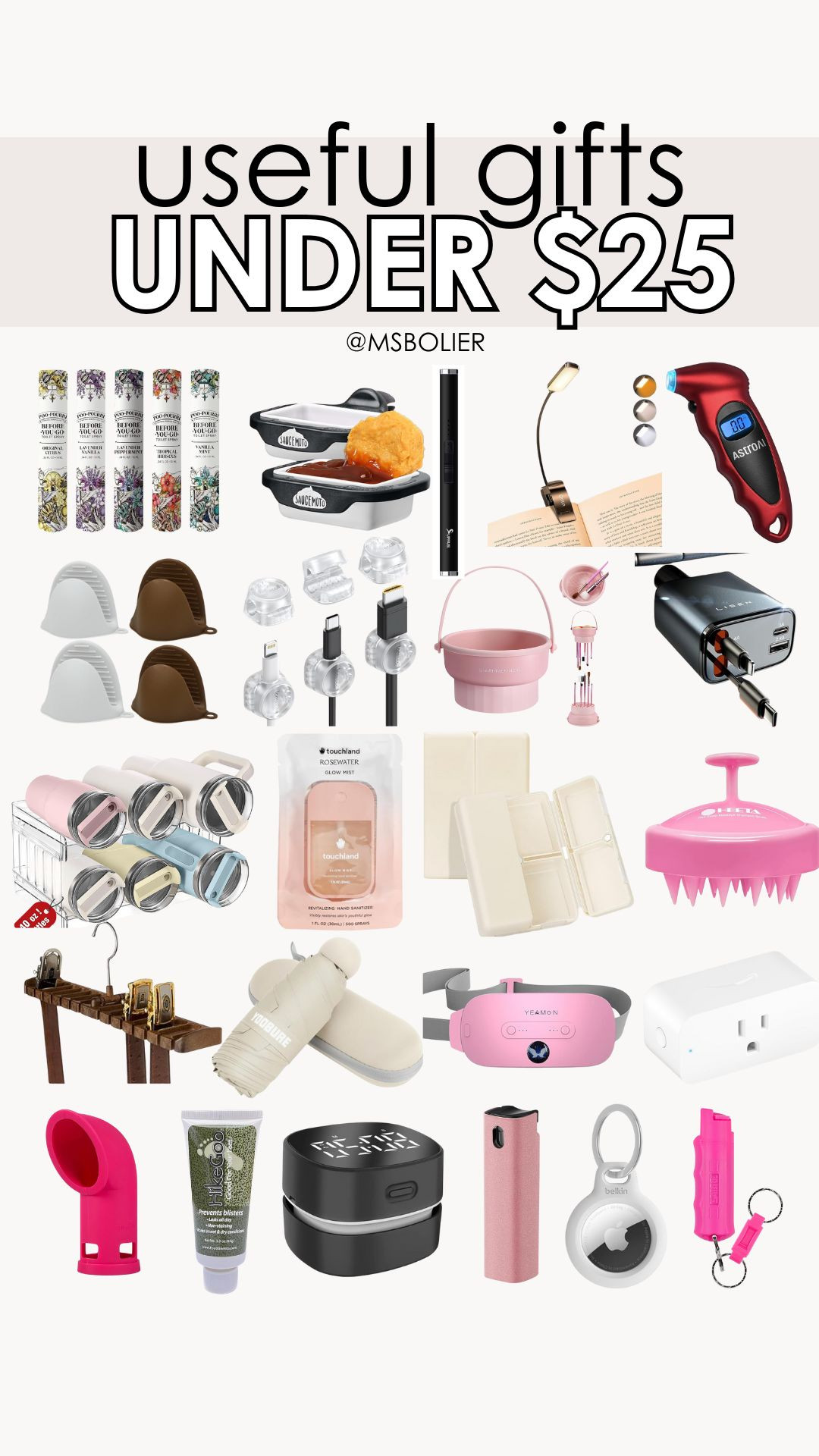 Gift ideas under $25!!!

| holiday gift ideas | gift shopping | shopping on a budget | budget friendly gifts | stocking stuffers | black friday | cyber week | amazon finds 

 #LTKCyberWeek #LTKGiftGuide #LTKHoliday