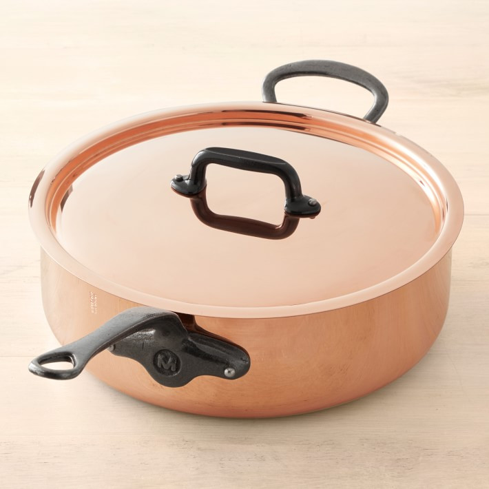 Mauviel Copper M'200 CI Saute Pan | Williams-Sonoma
