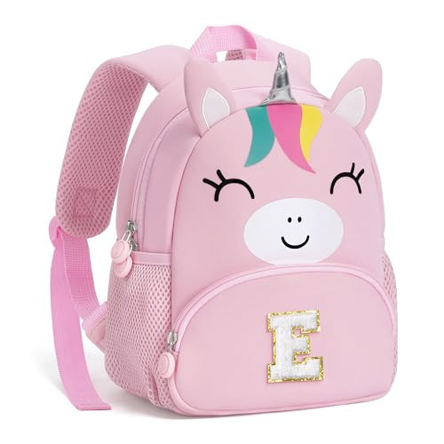 YOOLIFE Personalized Toddler Backpack - Birthday Gifts for 2 Year Old Kids, 3 Year Old Gift, Unicorn Backpack for Toddler Kids Daughter Grandkids Granddaughter Kid Birthday Gifts Pink E | Amazon (US)