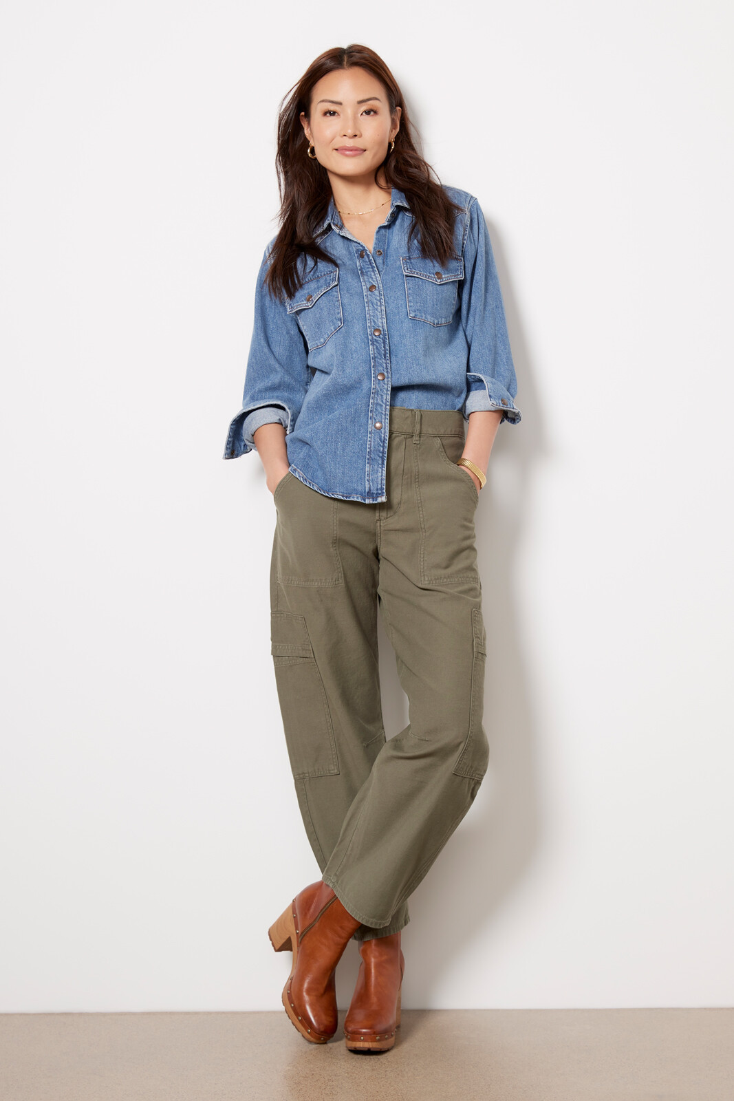 Marcelle Easy Leg Cargo | Evereve