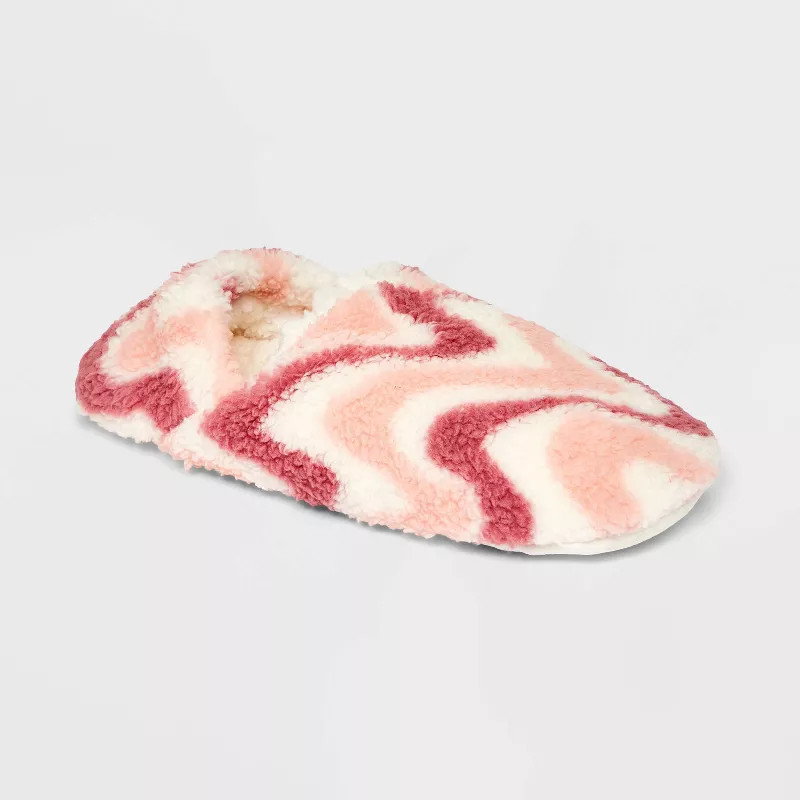 Women's Cozy Fleece Pull On Slipper Socks with Grippers | Target