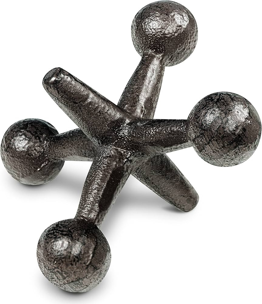 Decorative Jacks 3.25x4.5 - Metal Jacks - Shelf Decor Accents - Industrial Decor - Modern Decorat... | Amazon (CA)