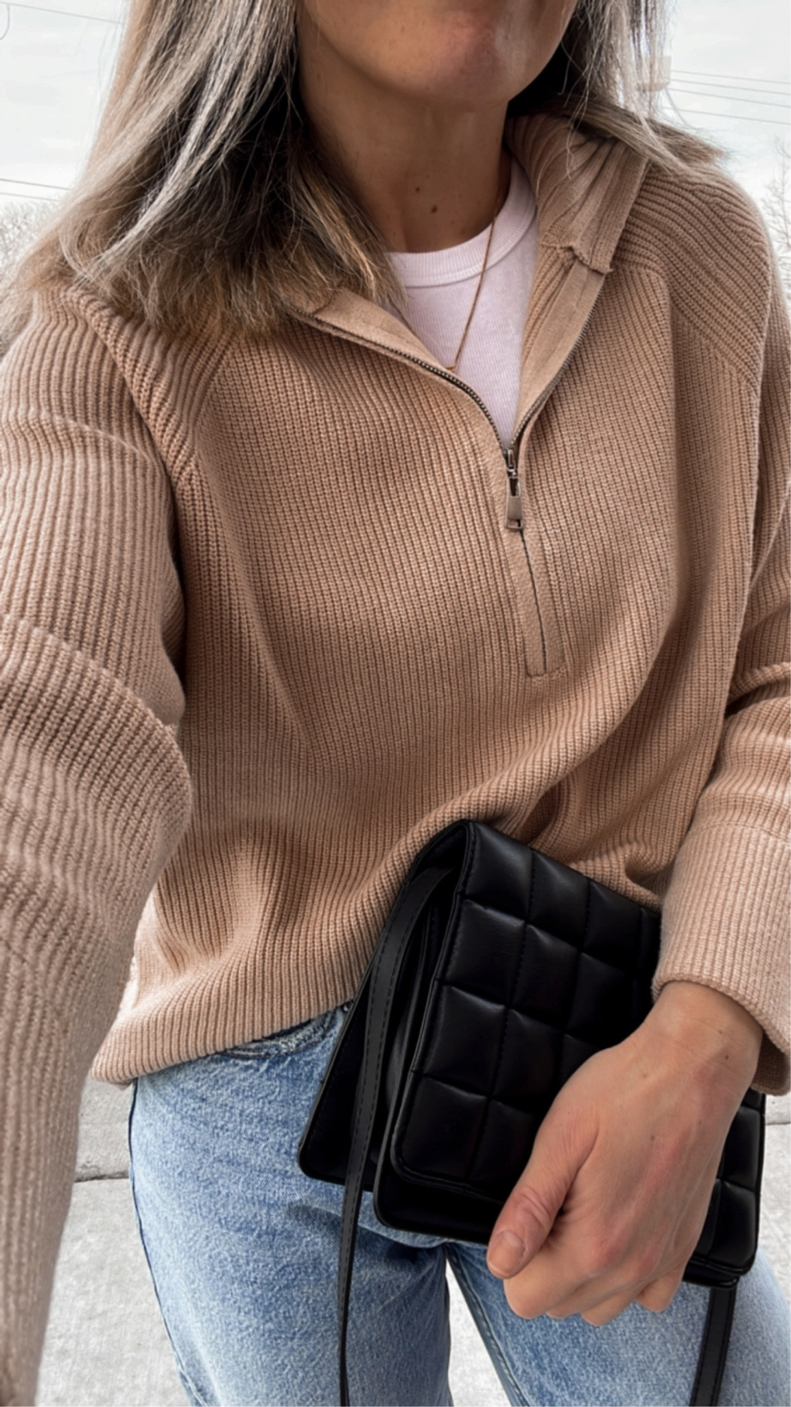 Itching for spring. Half zip and jeans. Casual style  

#LTKstyletip