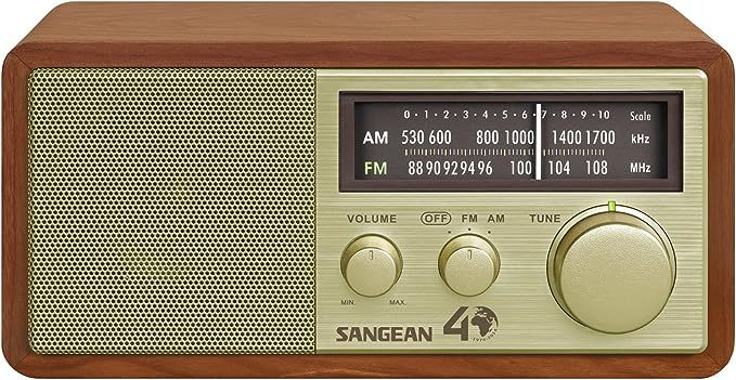 Sangean WR-11SE AM/FM Table Top Radio 40th Anniversary Edition Walnut | Amazon (US)