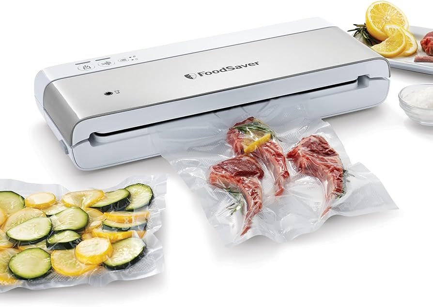 FoodSaver Compact Vacuum Sealer Machine with Sealer Bags and Roll for Airtight Food Storage and S... | Amazon (US)