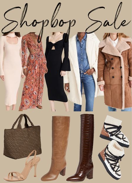 Kat Jamieson of With Love From Kat shares her Shopbop sale picks.  Fall fashion, shearling, boots, booties, coats, dresses, midi dress. 

#LTKSeasonal #LTKstyletip #LTKsalealert