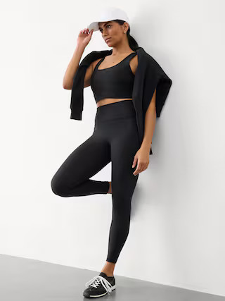 Transcend Rib High Rise 7/8 Legging | Athleta