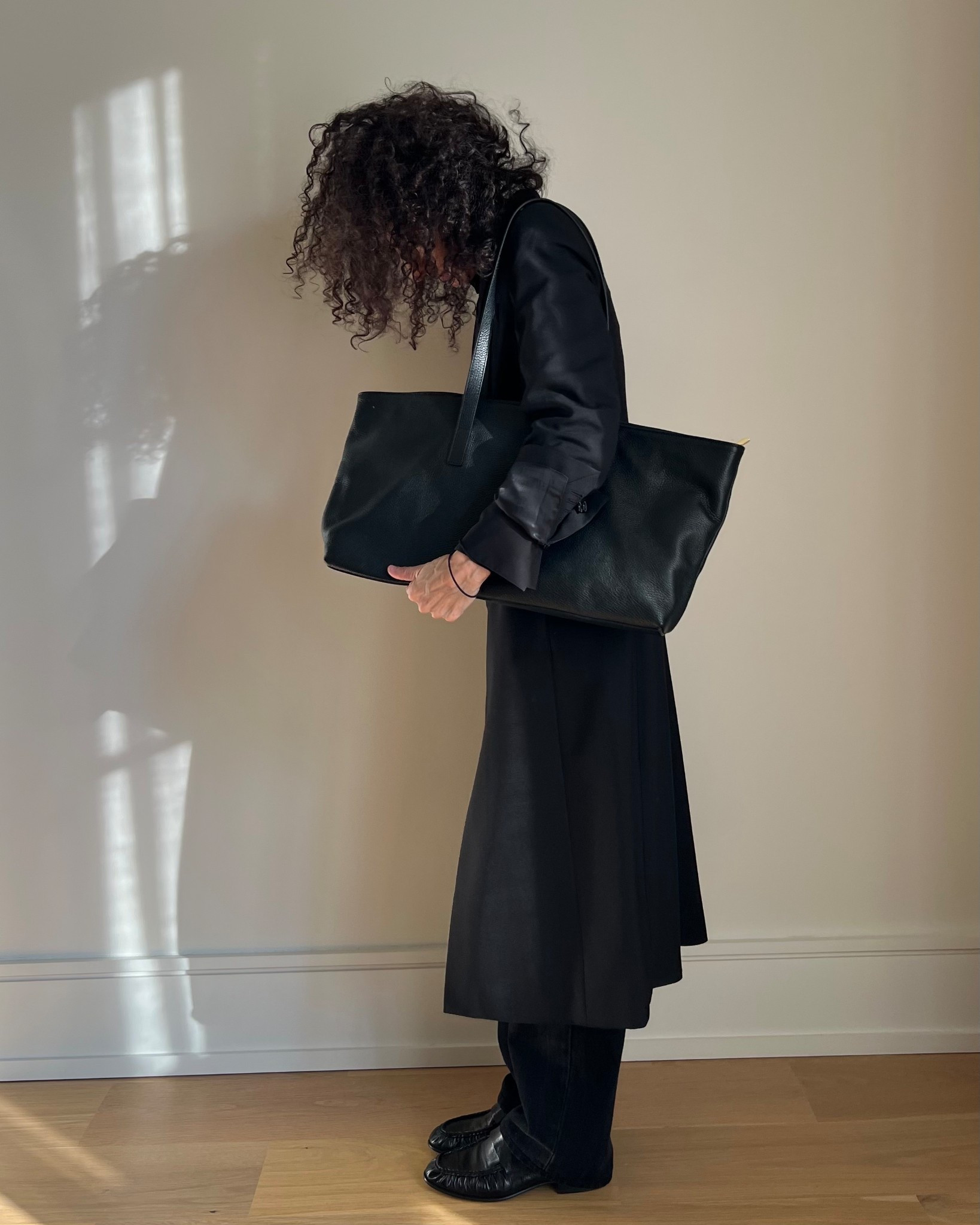 A new addition to my closet by @shopvestirsi #vestirsi
Mia is tres chic - an exaggerated east west style.  Comes in a larger size as well. 