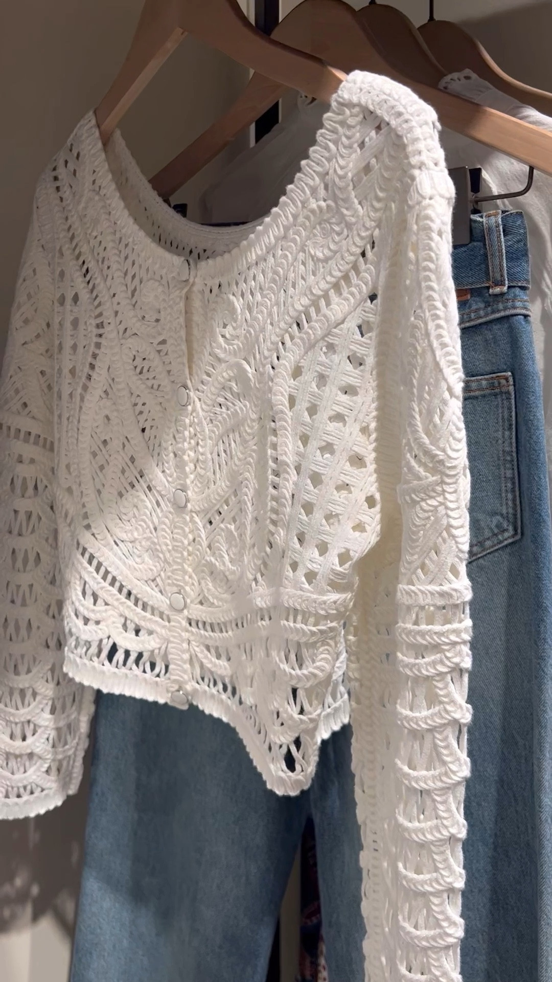 This looks incredible lace cardigan from bash - stunning details. 

#LTKstyletip