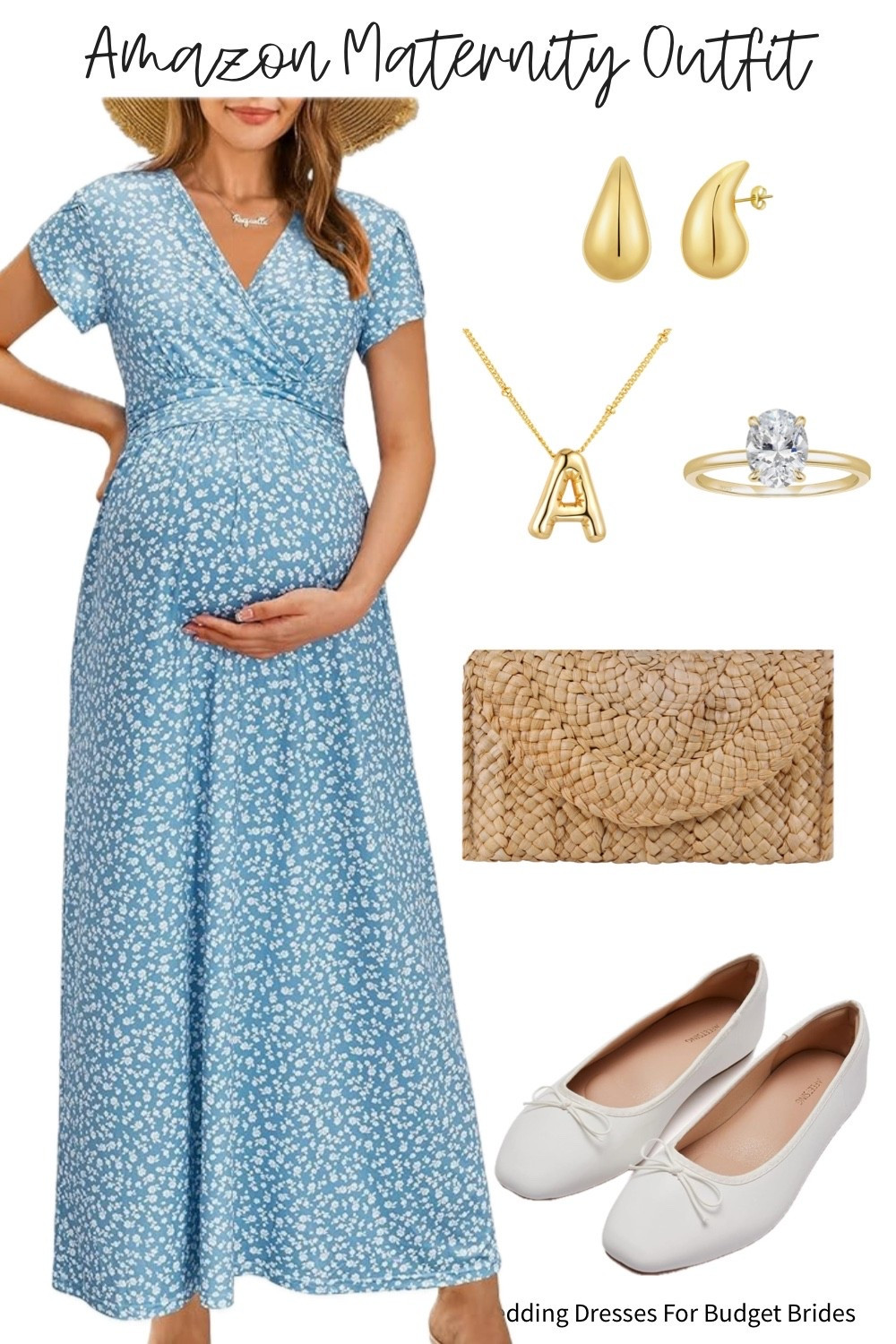 Affordable Amazon casual maternity outfit for the pregnant wedding guest. 

#summeroutfit #maternitydresses #travelring #amazondresses #bumpfriendlydresses #founditonamazonfashion #backyardweddings

#LTKSeasonal #LTKWedding #LTKBump