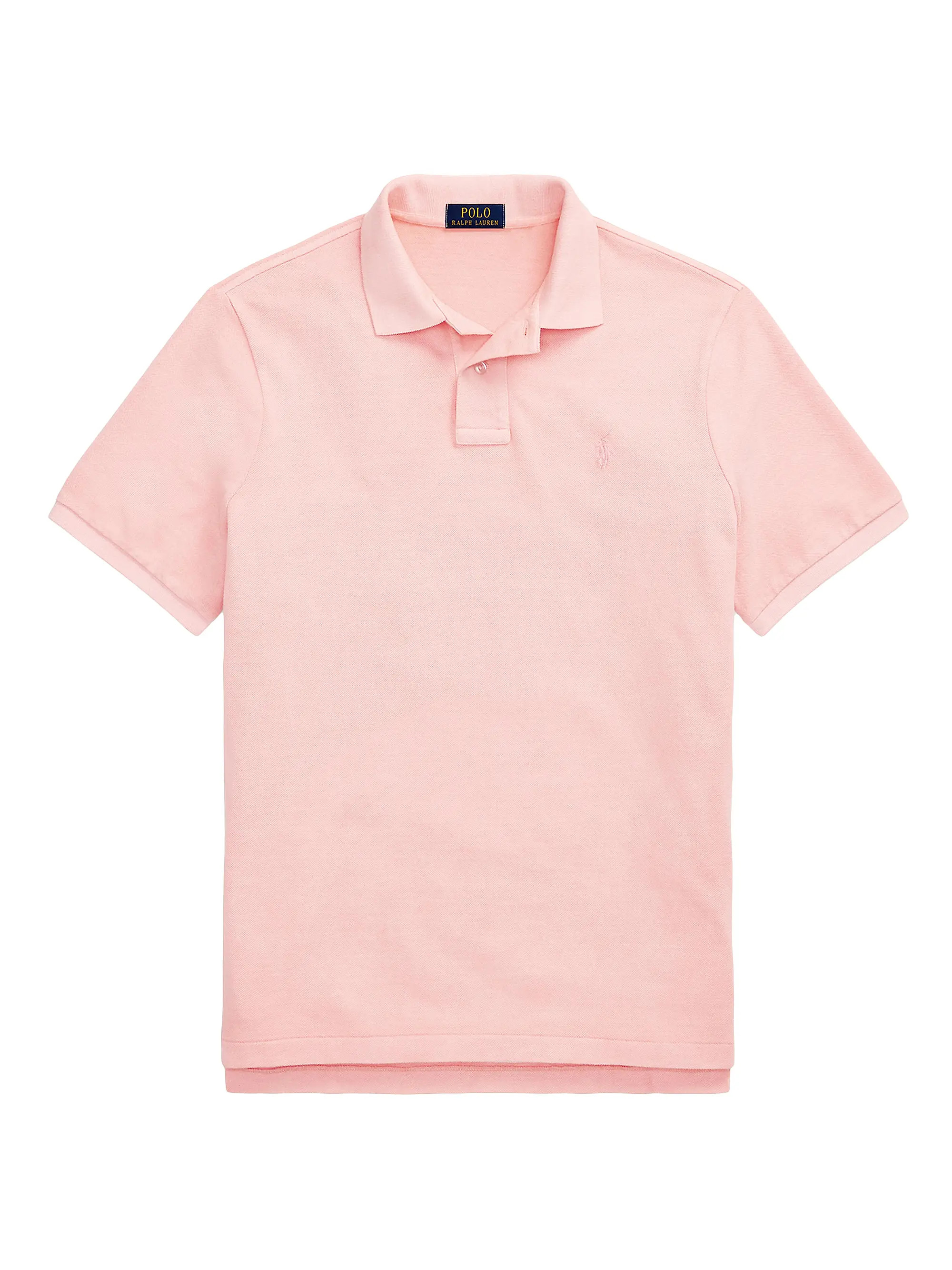 Polo Ralph Lauren Classic-Fit Mineral-Dyed Mesh Polo Shirt | Saks Fifth Avenue | Saks Fifth Avenue