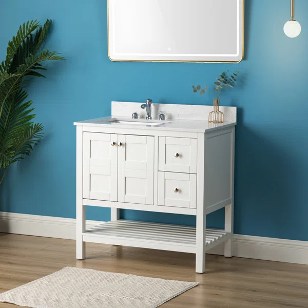 Aubriannah 36" Single Bathroom Vanity Set | Wayfair Professional