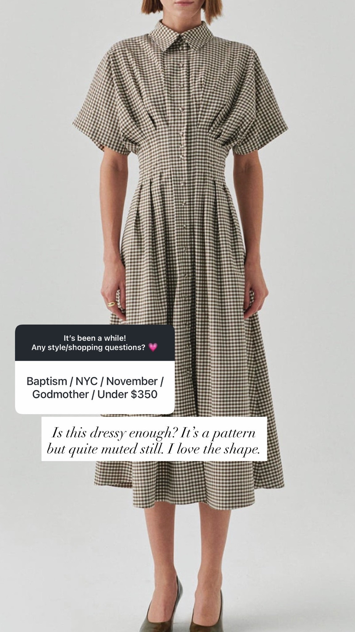 Pretty dress!