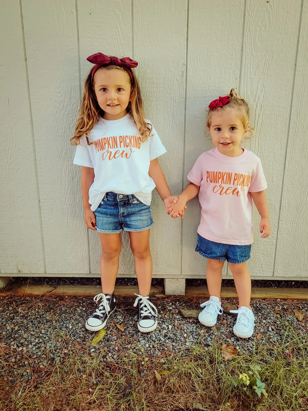 Pumpkin Picking Crew Fall Kids Shirts Fall Shirts - Etsy | Etsy (US)