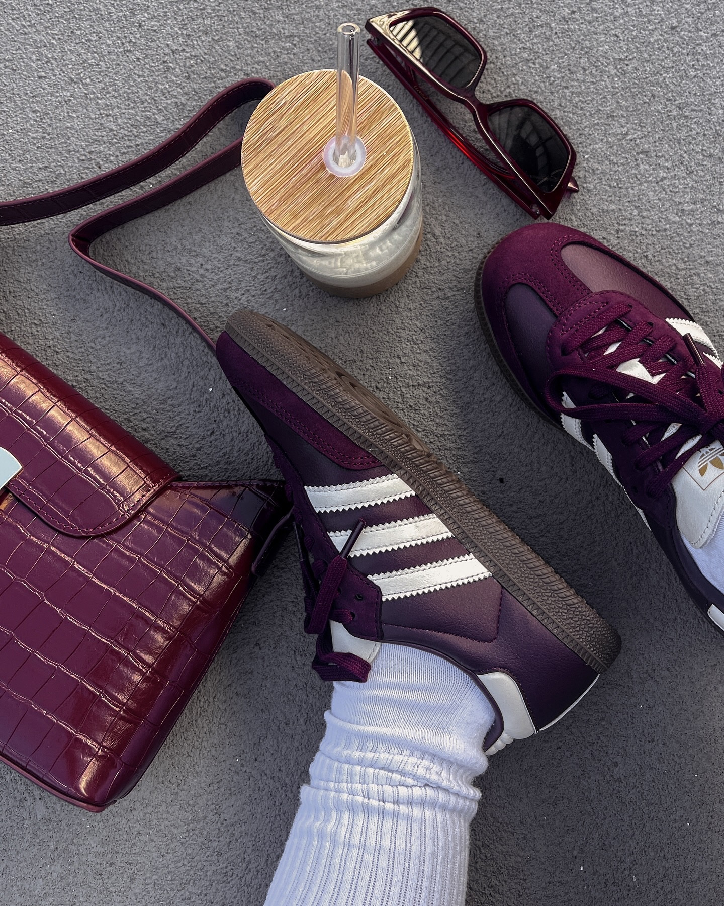 I guess burgundy is my entire fall personality now 🍷👟

#FallStyleInspo #BurgundySeason #OOTDFall #EffortlessStyle #FallFashionMood #adidas #nars #oldnavy