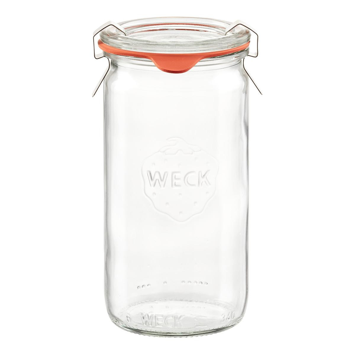 Weck 11.5 oz. Zylinder Glass Canning Jar | The Container Store
