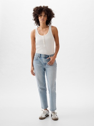 Mid Rise Girlfriend Jeans | Gap Factory