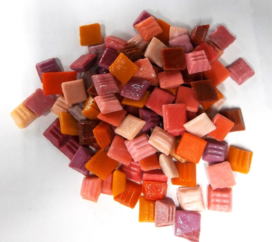 Mini Glass Tile Desert Sky Mix   (3/8" Tiles) Mosaic Grab Bag,  12 oz. | Etsy (US)