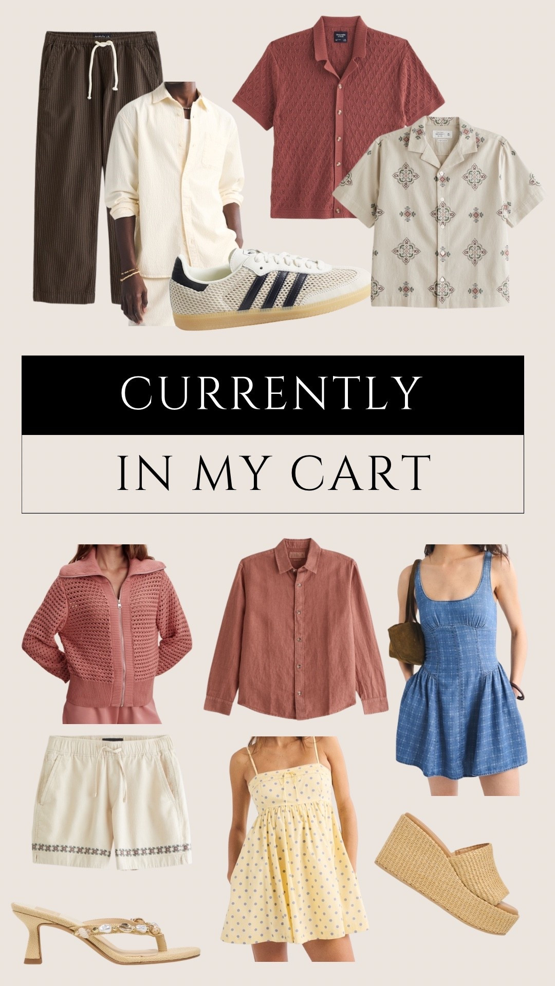 Currently in my cart for him and her! 

#LTKgrwm #LTKootd