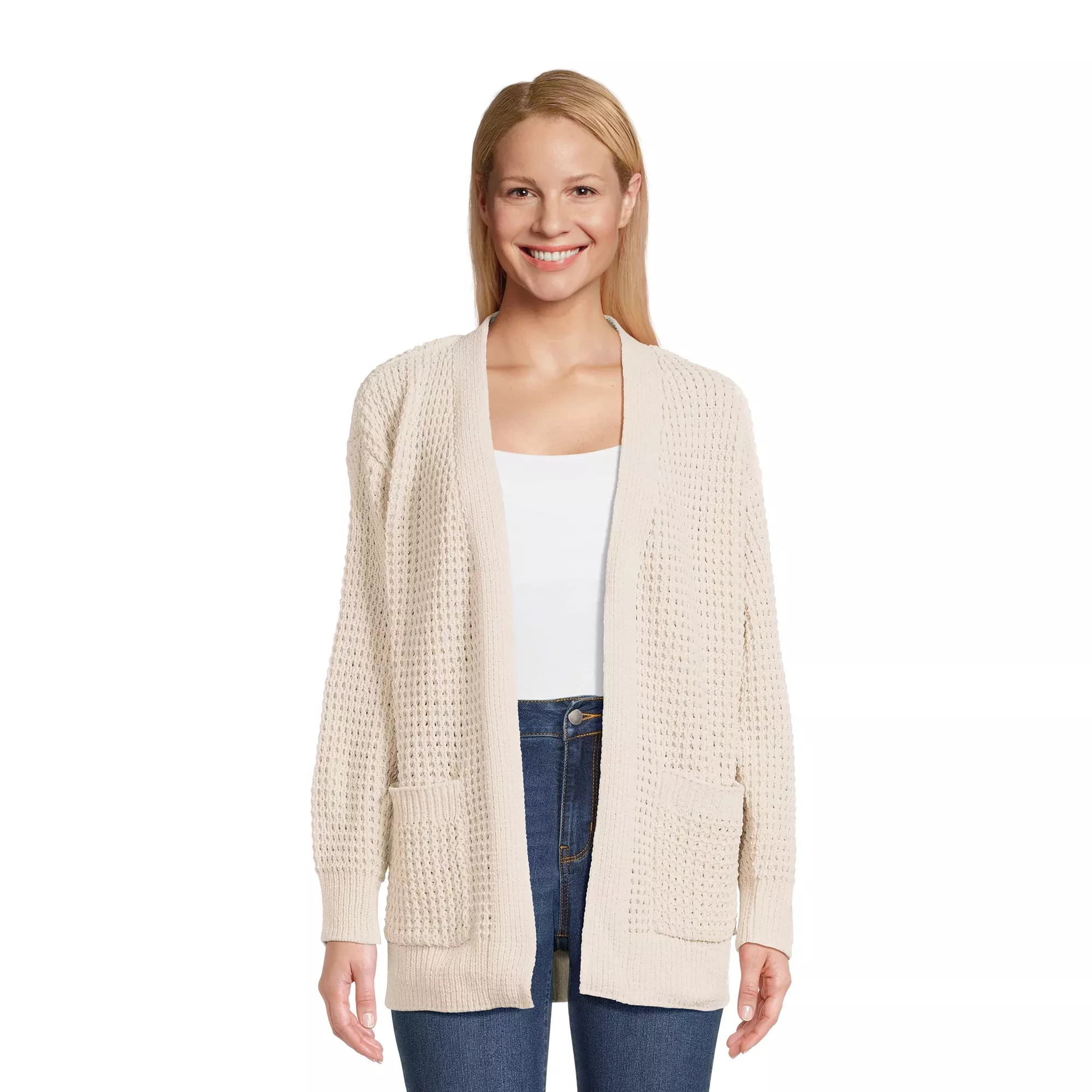 Time and tru sales 2 pocket cardigan