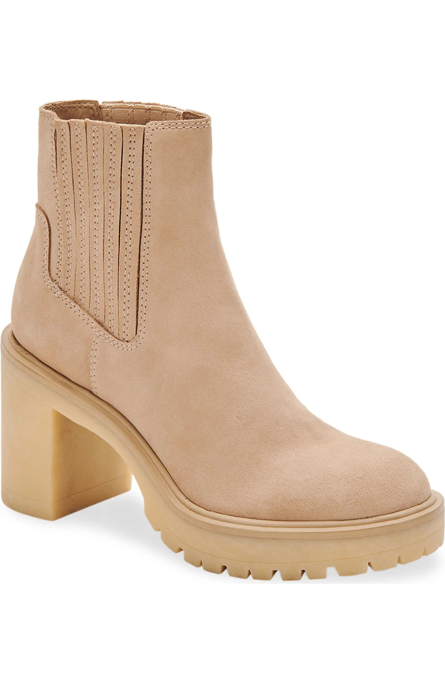 Dolce Vita Caster H2O Waterproof Lug Sole Platform Bootie - Wide Width Available (Women) | Nordst... | Nordstrom Rack
