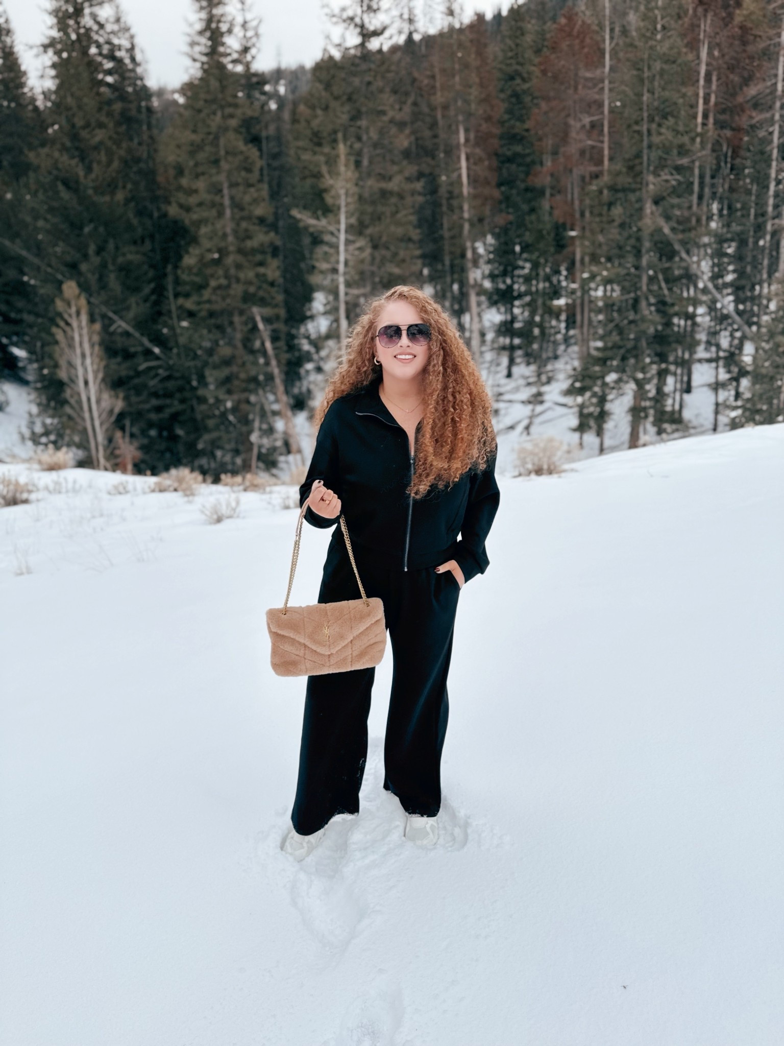 Snowy mornings just hit different ❄️🖤 Staying warm in my black tracksuit and the comfiest cloud sneakers 🥰 black two piece lounge set | silky smooth amazon loungewear | sleek black matching set outfit | buttery soft sweatpants and jacket set | amazon travel outfit ideas for women | elevated cozy outfit for fall | chic all black outfit inspo | comfy matching set for everyday wear | amazon fashion finds under $50 | soft silky lounge set for women | minimalist black outfit aesthetic | cozy yet elevated amazon outfit | fall travel day outfit ideas | comfortable but stylish loungewear set | black athleisure outfit with zip jacket 

#LTKgrwm #LTKMidsize #LTKootd