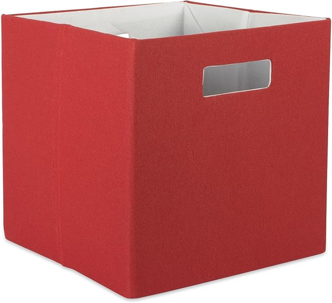 DII Poly-Cube Storage Collection Hard Sided, Collapsible Solid, Large, Rust | Amazon (US)