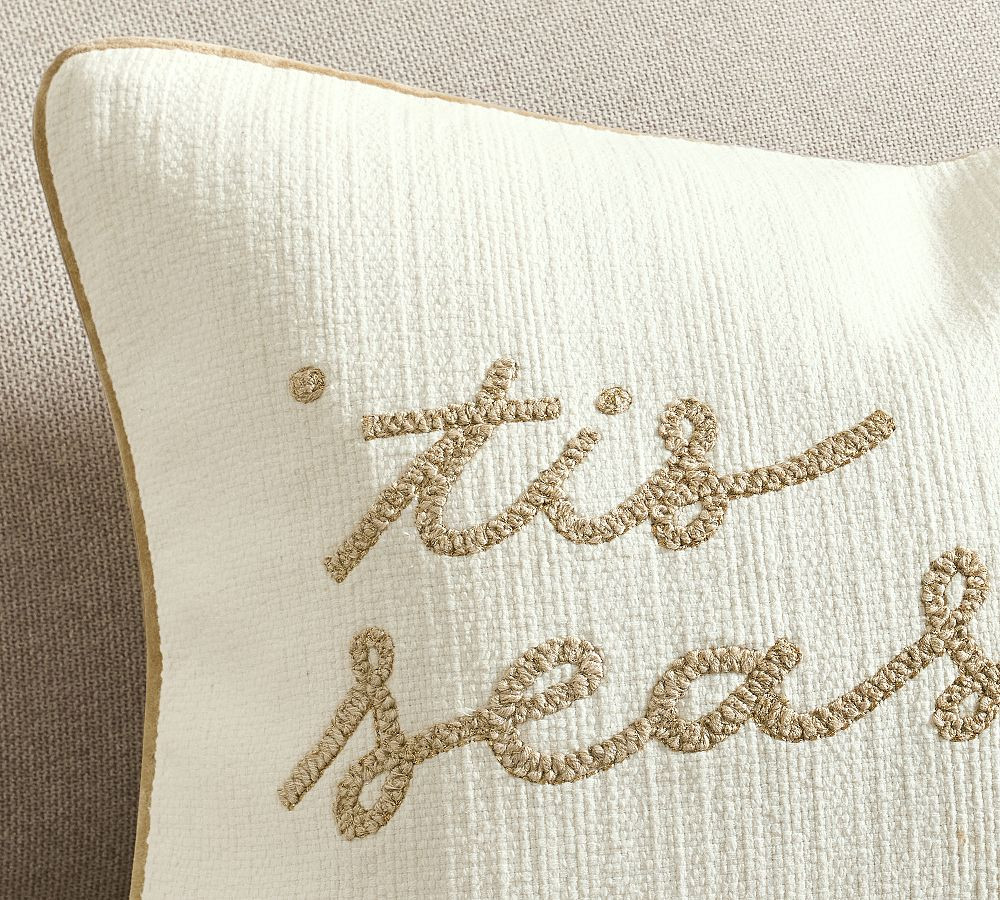 Tis' The Season Lumbar Pillow Cover | Pottery Barn (US)