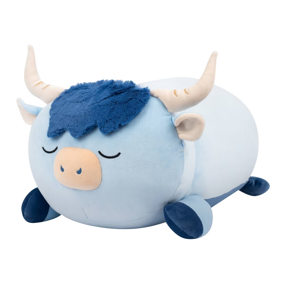 Squishmallows 18" Jumbo Toro Blue Highland Cow Fuzzy Belly Sleepamallow Stuffed Animal | Target