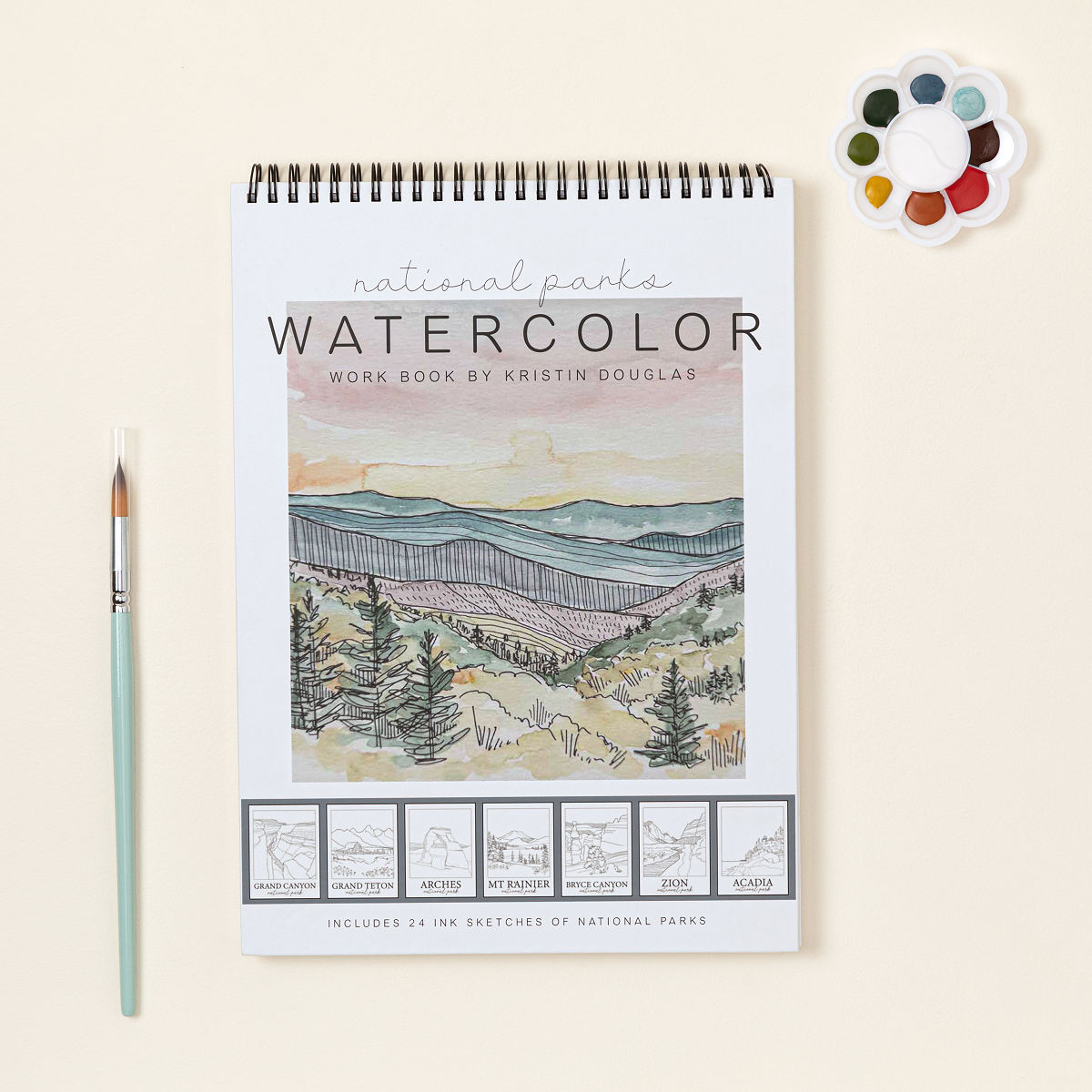 Paint The National Parks Watercolor Painting Set | UncommonGoods