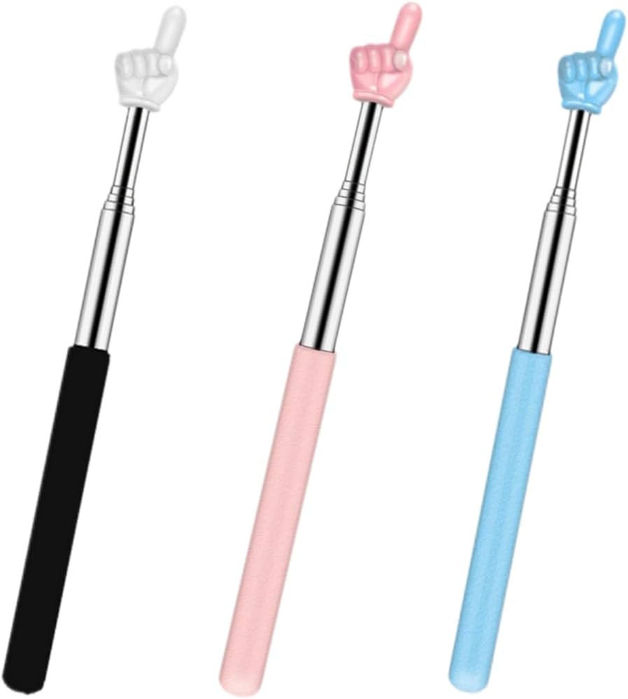 3PCS Children Finger Reading Stick Point Reading Pen Kindergarten Student Teacher Teaching Readin... | Amazon (US)