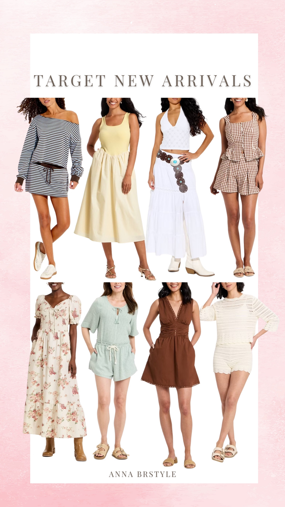 target new arrivals are so good right now
so many easy spring and summer pieces that look way more expensive than they are, from breezy dresses to the cutest matching sets and everyday throw on styles

target finds, target style, spring outfits, summer outfits, affordable fashion, everyday style, casual dresses, matching sets, budget friendly fashion, new arrivals, Annabrstyle 

#LTKOver40 #LTKSeasonal #LTKootd