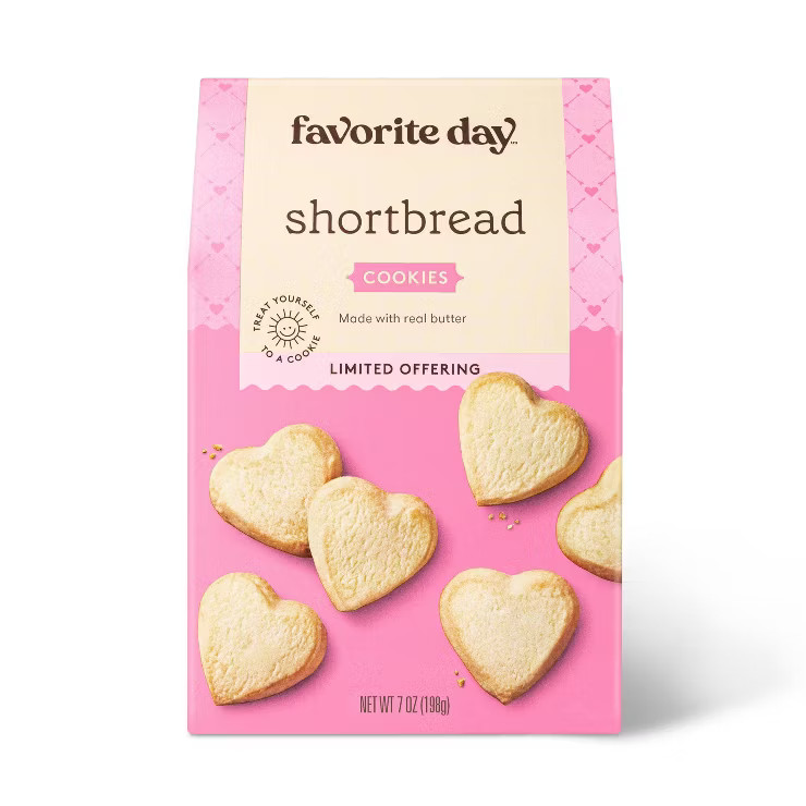 Pure Butter Bites Shortbread Heart Shaped - 7oz - Favorite Day™ | Target