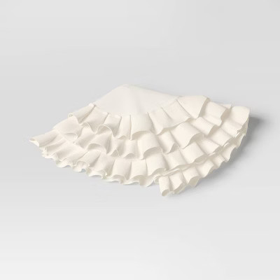 Christmas Mini Ruffle Tree Skirt Cream - Wondershop™ | Target