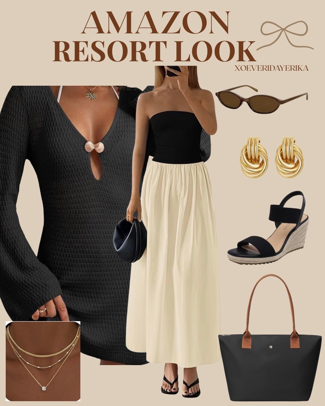 Check out these Amazon summer resort outfits! You'll look chic and feel comfortable all day long. #summerfashion #beachoutfit #resortwear Summer looks #summeroutfit #summerdress #beachwear

#LTKootd #LTKTravel #LTKOver40