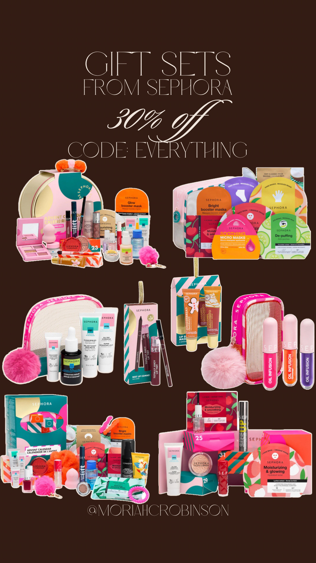 Gift sets from Sephora are 30% off! Use code: EVERYTHING!💋

Gifts for her, wife, gift sets, makeup, beautyy

#LTKBeauty #LTKHoliday #LTKGiftGuide